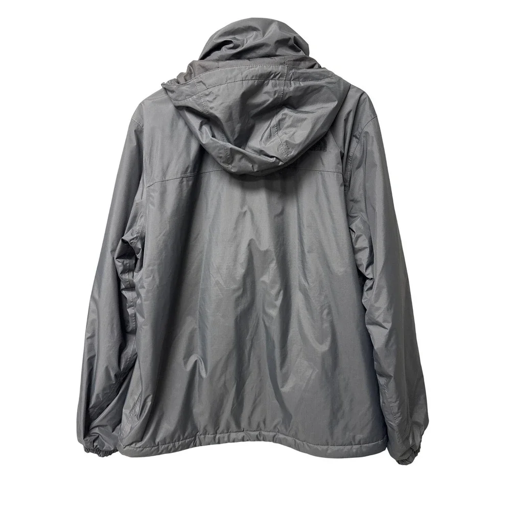The North Face DryVent Jacket Men L Grey Hooded Rain Windbreaker Gorpcore Hiking